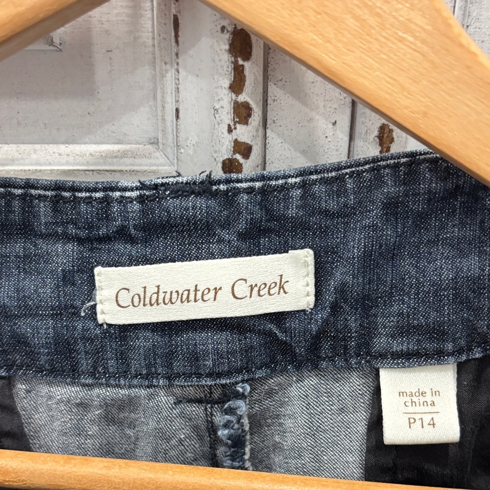 Coldwater Creek Women's Dark Blue Capri Jeans